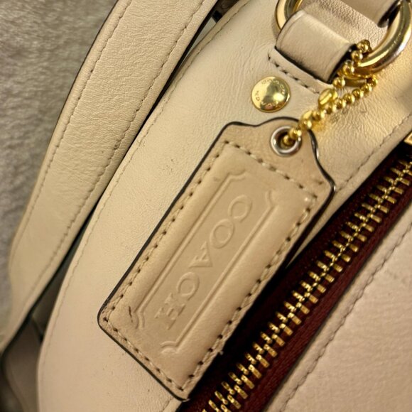 Coach Rare Jordyn Backpack in Signature Canvas with Varsity Motif, Fluffy Charm main image 11